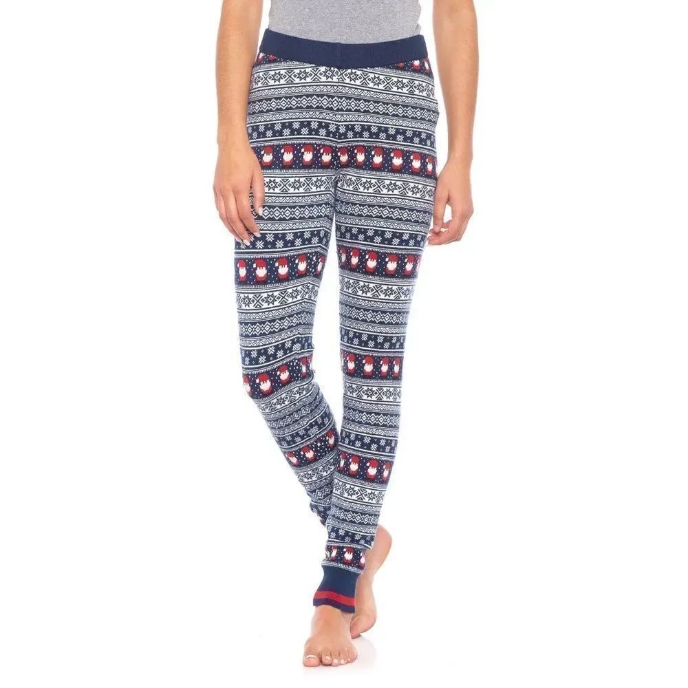 ✨ cynthia rowley sleepwear santa fair isle leggings✨